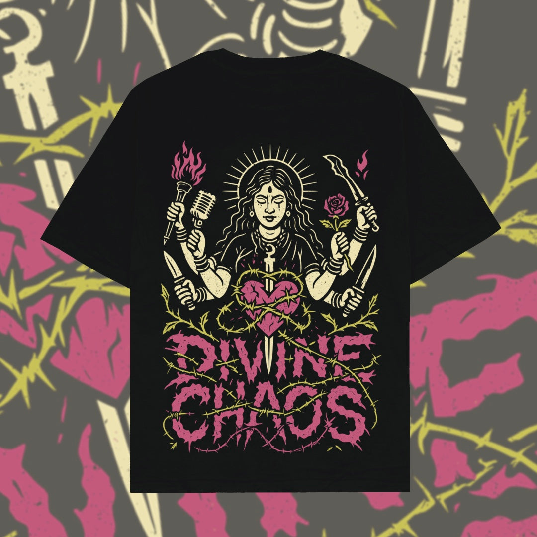 Dvinie Chaos Back Oversized T-Shirt